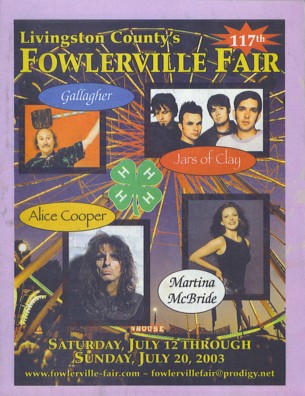 Fowlerville Fair featuring Alice Cooper