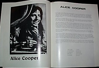 Alice Cooper Show Souvenir insde 2