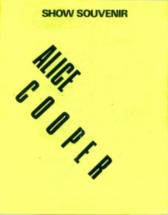 The Alice Cooper Show Souvenir